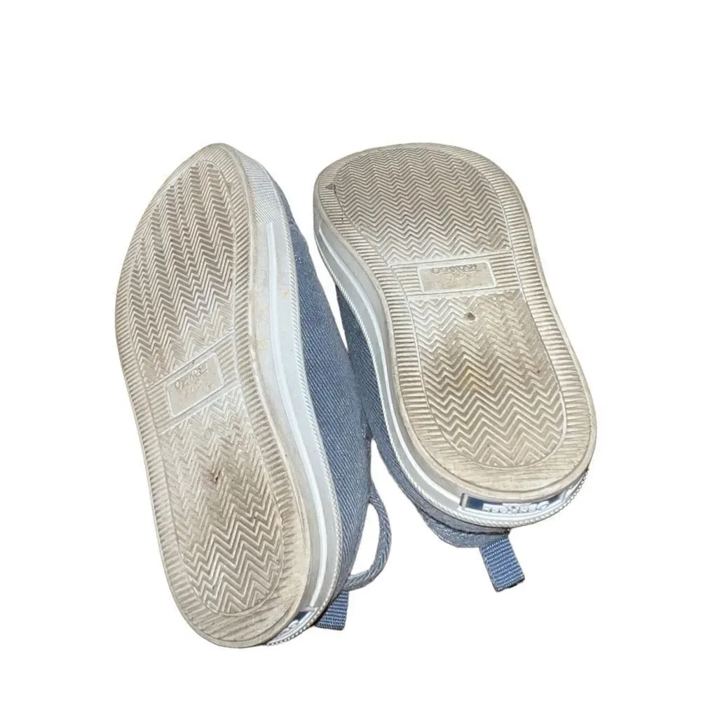 ‎OshKosh B’Gosh grey sneaker style sandals girl’s size 8M